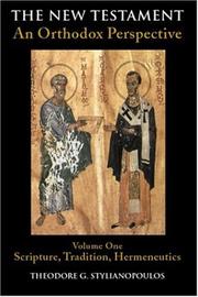Cover of: The New Testament: an Orthodox perspective