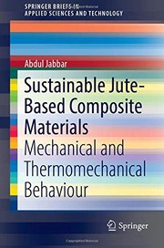 Cover of: Sustainable Jute-Based Composite Materials