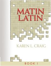 Cover of: Matin Latin I (Student's Edition)