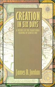 Cover of: Creation in Six Days by James B. Jordan