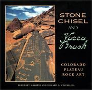Cover of: Stone chisel and yucca brush: Colorado Plateau rock art