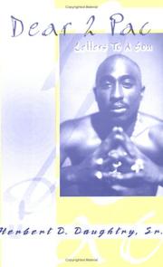 Cover of: Dear 2 Pac: Letters to A Son