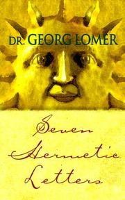 Cover of: Seven Hermetic Letters : Letters for the Development of the Secret Powers of the Soul