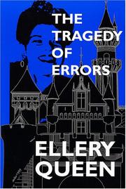 Cover of: The tragedy of errors and others: with essays and tributes to recognize Ellery Queen's seventieth anniversary