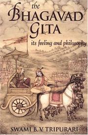 Cover of: The Bhagavad Gita: its feeling and philosophy