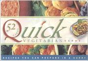 Cover of: Quick Vegetarian Cards: Recipes You Can Prepare in a Hurry