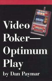 Cover of: Video poker, optimum play