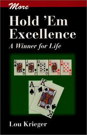 Cover of: More Hold'em Excellence by Lou Krieger