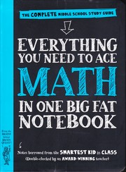 Cover of: Everything You Need to Ace Math in One Big Fat Notebook by 