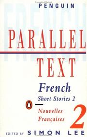 Cover of: French short stories: nouvelles françaises.