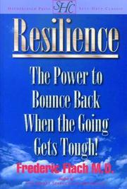 Cover of: Resilience by Frederic F. Flach