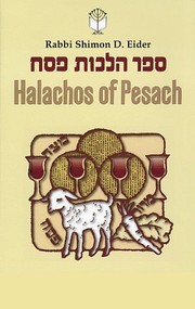 Cover of: Halachos of Pesach