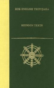 Cover of: Shingon Texts (BDK English Tripitaka)
