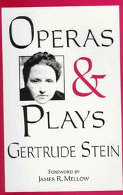 Cover of: Operas & plays by Gertrude Stein
