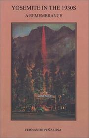 Cover of: Yosemite in the 1930s: a remembrance