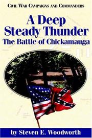 Cover of: A deep steady thunder: the Battle of Chickamauga