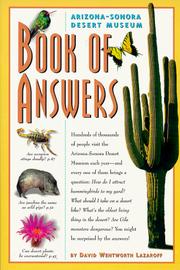 Cover of: Arizona-Sonora Desert Museum book of answers