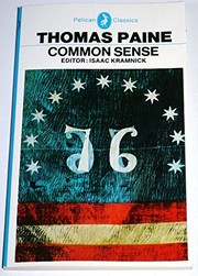 Cover of: Common sense by Thomas Paine