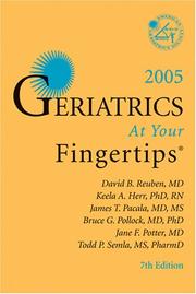 Cover of: Geriatrics At Your Fingertips, 2005