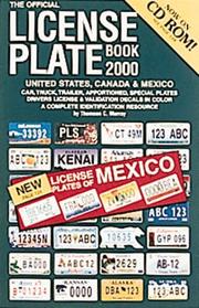 Cover of: The Official License Plate Book 2000 : License Plates U.S.A., Canada & Mexico