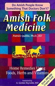 Cover of: Amish Folk Medicine by Patrick Quillin