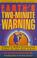 Cover of: Earth's Two-Minute Warning