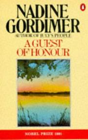 Cover of: A Guest of Honour by Nadine Gordimer
