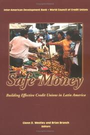 Cover of: Safe Money by Glenn D. Westley, Brian Branch