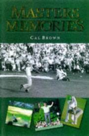 Cover of: Masters memories