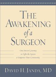 Cover of: The Awakening of a Surgeon by David H. Janda, David Janda