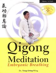 Cover of: Qigong Meditation by Yang Jwing-Ming, Yang Jwing-Ming