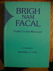 Cover of: Brigh nam facal by Richard A. V. Cox
