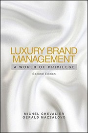 Cover of: Luxury Brand Management by Michel Chevalier, Gerald Mazzalovo
