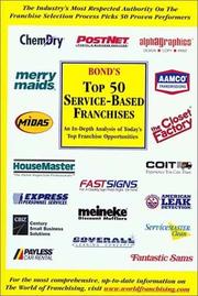 Cover of: Bond's Top 50 Service-Based Franchises