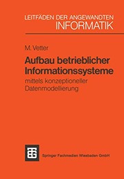 Cover of: Aufbau betrieblicher Informationssysteme