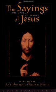 Cover of: The Logia of Yeshua: The Sayings of Jesus