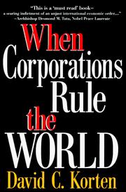 Cover of: When corporations rule the world