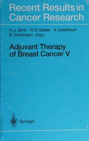 Cover of: Adjuvant therapy of breast cancer 5