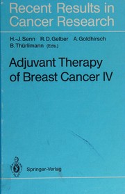 Cover of: Adjuvant therapy of breast cancer IV