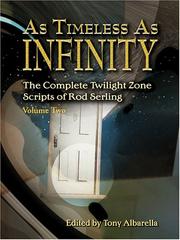 Cover of: As Timeless As Infinity by Tony Albarella