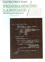 Programming language/one by Frank Bates, Mary Douglas