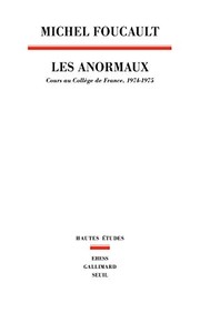 Cover of: Les anormaux by Michel Foucault