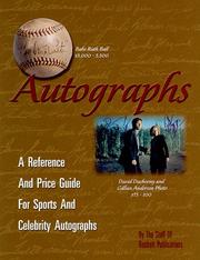 Cover of: Autographs: a reference and price guide for sports and celebrity autographs