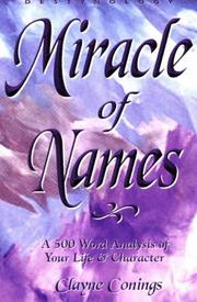Cover of: Miracle of Names