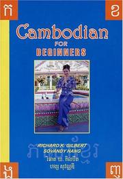 Cover of: Cambodian for Beginners by Richard Gilbert, Sovandy Hang