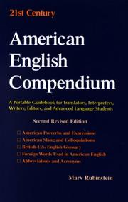 21st century American English compendium by Marvin Rubinstein