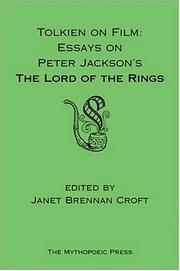 Cover of: Tolkien on film: essays on Peter Jackson's The lord of the rings