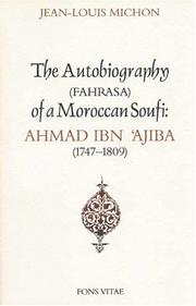 Cover of: Autobiography of a Moroccan Sufi by Ibn Ajiba