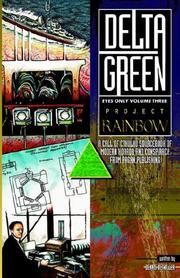 Cover of: Delta Green Eyes Only, Volume Three by Detwiller