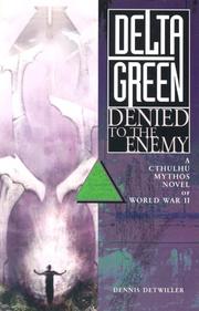 Cover of: Delta Green by Dennis Detwiller